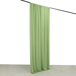 <strong>Soothing Sage Green 4-Way Stretch Spandex Drapery Panel</strong> <strong>Soothing Sage Green 4-Way Stretch Spandex Drapery Panel</strong>