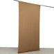 Taupe 4-Way Stretch Spandex Photography Backdrop Curtain with Rod Pockets, Drapery Panel