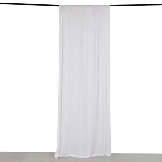 <strong>Wrinkle-Free White Curtain Panel</strong> <strong>Wrinkle-Free White Curtain Panel</strong>