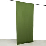 Olive Green 4-Way Stretch Spandex Photography Backdrop Curtain with Rod Pockets