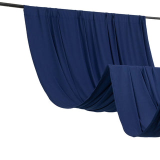 <strong>Versatile Stretchable Navy Blue Backdrop Curtain</strong> <strong>Versatile Stretchable Navy Blue Backdrop Curtain</strong>
