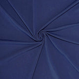 Navy Blue 4-Way Stretch Spandex Backdrop Curtain with Rod Pockets#whtbkgd