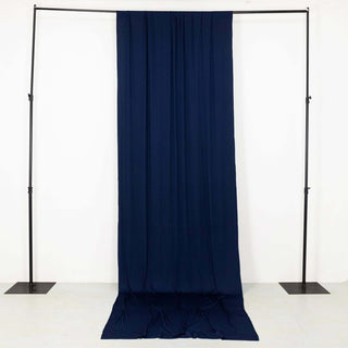 <strong>Elegant Navy Blue Spandex Drapery Panel</strong> <strong>Elegant Navy Blue Spandex Drapery Panel</strong>