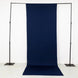 Navy Blue 4-Way Stretch Spandex Backdrop Curtain with Rod Pockets