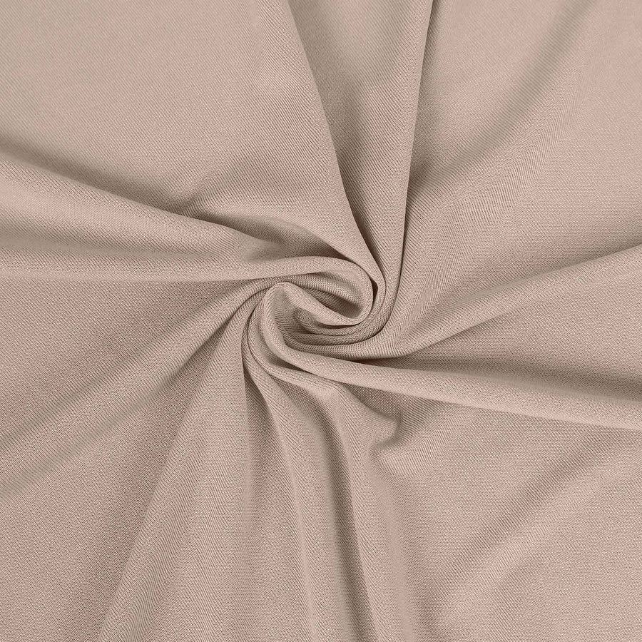 Nude 4-Way Stretch Spandex Backdrop Curtain with Rod Pockets#whtbkgd