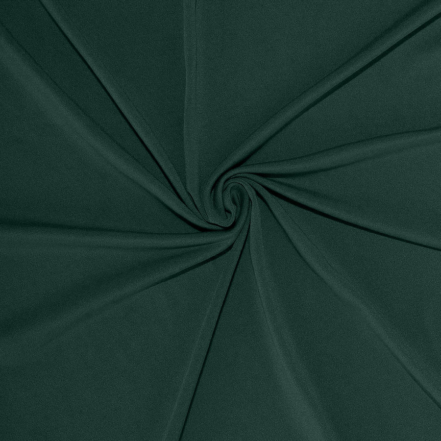 Hunter Emerald Green 4-Way Stretch Spandex Backdrop Curtain with Rod Pockets#whtbkgd