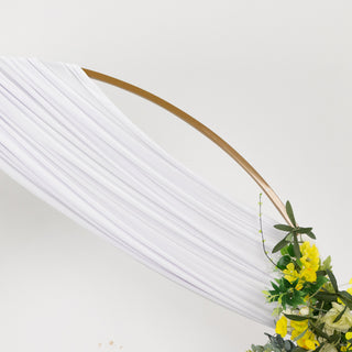Wrinkle-Free White Curtain For Events