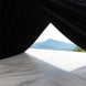 Black Stretch Spandex Tent Ceiling Drape – 25ft x 36ft 180GSM Wrinkle-Free Fabric