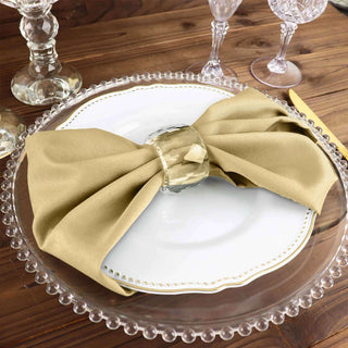 Champagne Seamless Cloth Dinner Napkins - Perfect for Every Occasion Champagne Seamless Cloth Dinner Napkins - Perfect for Every Occasion