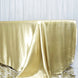 90x156 Champagne Satin Rectangular Tablecloth