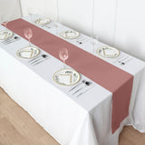12inch x 108inch Cinnamon Rose Polyester Table Runner