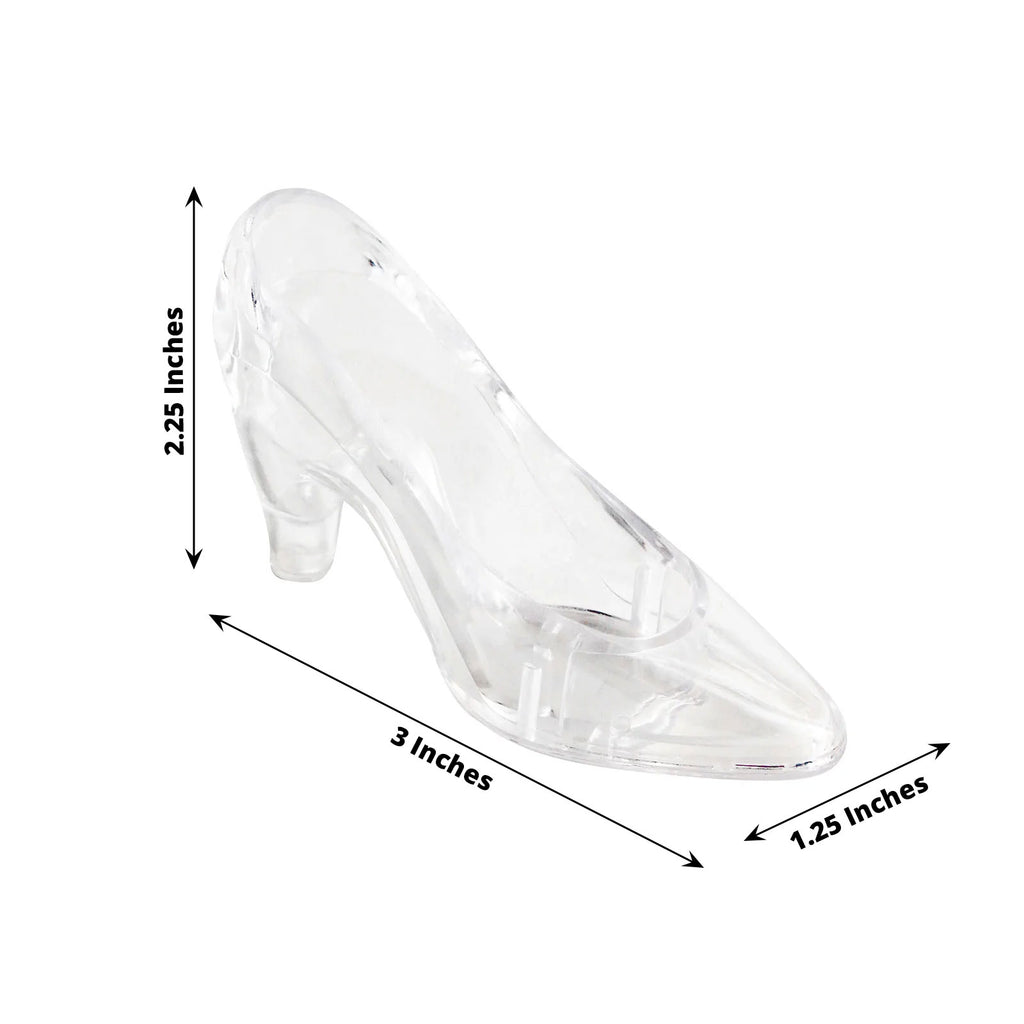 Cinderella Glass Slipper, Colorful Transparent Crystal Glass Shoe  Decoration, Ideal for Cinderella Party Decor, Girls Birthday