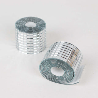 Silver Self-Adhesive Glass Mirrors Mosaic - Stick, Sparkle, and Simplify Silver Self-Adhesive Glass Mirrors Mosaic - Stick, Sparkle, and Simplify