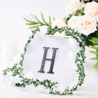 Create Stunning DIY Crafts with 4" Black Decorative Rhinestone Alphabet Letter Stickers Create Stunning DIY Crafts with 4" Black Decorative Rhinestone Alphabet Letter Stickers