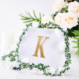 Add a Touch of Glamour with Gold Decorative Rhinestone Alphabet Letter Stickers Add a Touch of Glamour with Gold Decorative Rhinestone Alphabet Letter Stickers