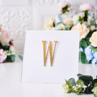 Create a Magical Atmosphere with Gold Decorative Rhinestone Alphabet Letter Stickers Create a Magical Atmosphere with Gold Decorative Rhinestone Alphabet Letter Stickers