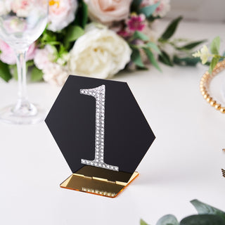 Elevate Your Event Decor with 4" Silver Decorative Rhinestone Number Stickers Elevate Your Event Decor with 4" Silver Decorative Rhinestone Number Stickers