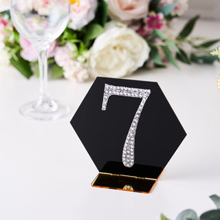 Add a Touch of Glamour to Your Event Decor with 4" Silver Decorative Rhinestone Number Stickers Add a Touch of Glamour to Your Event Decor with 4" Silver Decorative Rhinestone Number Stickers