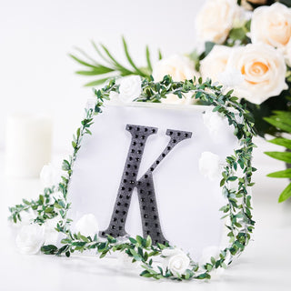 Add Glamour to Your Crafts with 6" Black Decorative Rhinestone Alphabet Letter Stickers Add Glamour to Your Crafts with 6" Black Decorative Rhinestone Alphabet Letter Stickers