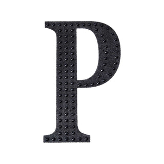 Black textured letter "P" on a plain white background.