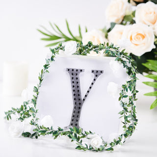 Sparkle up your Crafts with Black Decorative Rhinestone Alphabet Letter Stickers Sparkle up your Crafts with Black Decorative Rhinestone Alphabet Letter Stickers