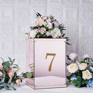 Add Sparkle to Your Crafts with 6" Gold Decorative Rhinestone Number Stickers Add Sparkle to Your Crafts with 6" Gold Decorative Rhinestone Number Stickers