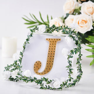 Add a Touch of Glamour to Your Crafts with 6" Gold Decorative Rhinestone Alphabet Letter Stickers Add a Touch of Glamour to Your Crafts with 6" Gold Decorative Rhinestone Alphabet Letter Stickers
