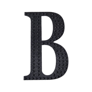 Black letter 'B' with textured detail on a plain white background