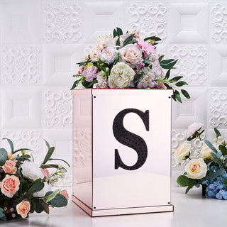 Add Glamour to Your Crafts with 8" Black Decorative Rhinestone Alphabet Letter Stickers Add Glamour to Your Crafts with 8" Black Decorative Rhinestone Alphabet Letter Stickers