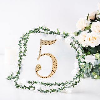 Create a Magical Atmosphere with Gold Decorative Rhinestone Number Stickers Create a Magical Atmosphere with Gold Decorative Rhinestone Number Stickers