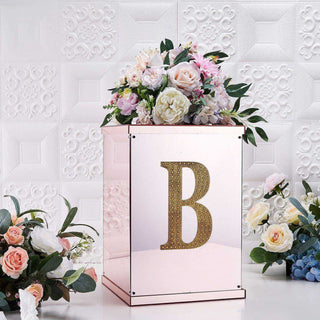 Add a Touch of Glamour with Gold Decorative Rhinestone Alphabet Letter Stickers Add a Touch of Glamour with Gold Decorative Rhinestone Alphabet Letter Stickers