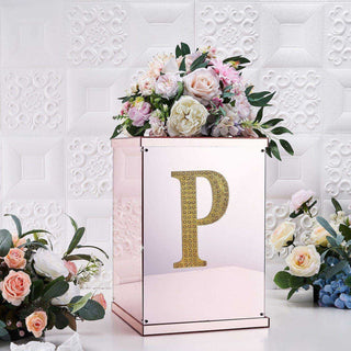 Add a Touch of Glamour with Gold Rhinestone Alphabet Letter Stickers Add a Touch of Glamour with Gold Rhinestone Alphabet Letter Stickers