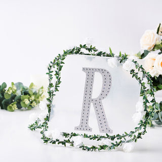 Sparkle up your Crafts with Silver Decorative Rhinestone Alphabet Letter Stickers Sparkle up your Crafts with Silver Decorative Rhinestone Alphabet Letter Stickers