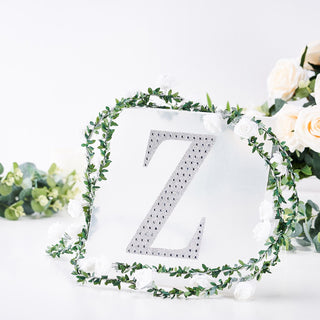 Add a Touch of Elegance with Silver Decorative Rhinestone Alphabet Letter Stickers Add a Touch of Elegance with Silver Decorative Rhinestone Alphabet Letter Stickers
