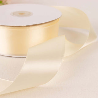 Ivory Satin Ribbon for Elegant Decorations Ivory Satin Ribbon for Elegant Decorations