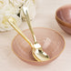 20-Pack 16oz Plastic Bowls – Translucent Dusty Rose with Gold Rim, Elegant Crystal-Like Swirl Heavy