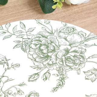 Why Choose Sage Green and White Toile Placemats Why Choose Sage Green and White Toile Placemats