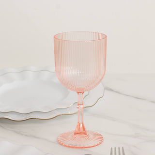 <strong>Timeless Elegance and Durability with Transparent Blush Plastic Goblets</strong> <strong>Timeless Elegance and Durability with Transparent Blush Plastic Goblets</strong>