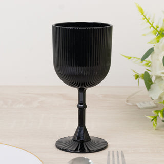 <meta charset="utf-8"><span><span><strong>Black Ribbed Plastic Wine Goblets – Durable 12-Pack for Every Occasion</strong></span></span> <meta charset="utf-8"><span><span><strong>Black Ribbed Plastic Wine Goblets – Durable 12-Pack for Every Occasion</strong></span></span>