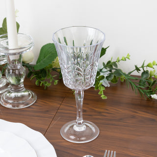 Effortlessly Elegant: Plastic Cocktail Glasses with Embossed Leaf Design Effortlessly Elegant: Plastic Cocktail Glasses with Embossed Leaf Design