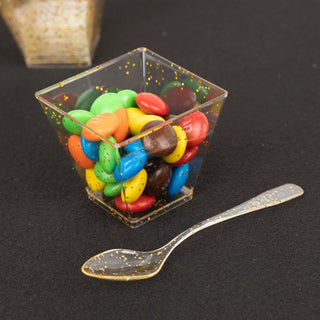 Add a Touch of Elegance with Gold Glittered Snack Bowl Add a Touch of Elegance with Gold Glittered Snack Bowl