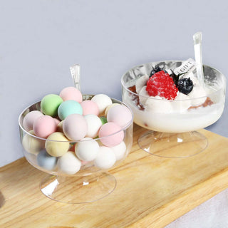 Disposable Dessert Cups with Spoons Disposable Dessert Cups with Spoons