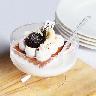 Crystal Clear Footed Disposable Dessert Cups Crystal Clear Footed Disposable Dessert Cups