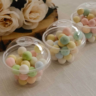 Versatile Clear Dome Dessert Cups Versatile Clear Dome Dessert Cups