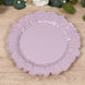20-Pack 10" Plastic Dinner Plates – Lavender Lilac Reef Design Party Plates – Elegant Disposable Tableware