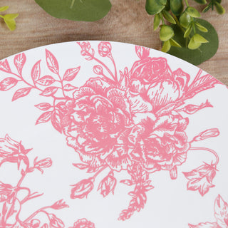 <strong>Décor Ideas Using Pink French Toile Dinner Plates</strong> <strong>Décor Ideas Using Pink French Toile Dinner Plates</strong>
