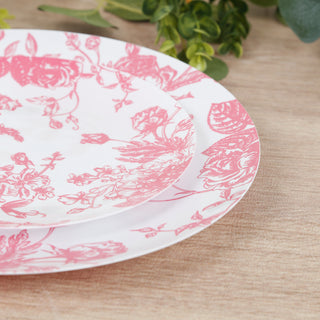 <strong>Why Choose Plastic Round Plates in Pink Toile?</strong> <strong>Why Choose Plastic Round Plates in Pink Toile?</strong>