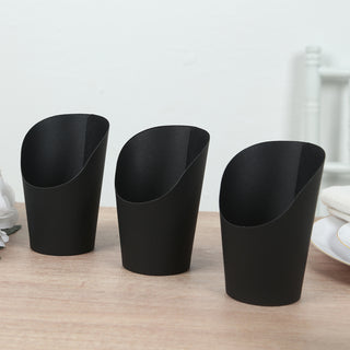 Chic Black Cone Design That Elevates Any Snack Table Chic Black Cone Design That Elevates Any Snack Table