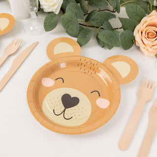 Elevate Your Event with Adorable Brown Teddy Bear Dessert Plates Elevate Your Event with Adorable Brown Teddy Bear Dessert Plates