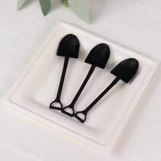 <strong>Versatile Mini Black Plastic Spoons for All Events</strong> <strong>Versatile Mini Black Plastic Spoons for All Events</strong>